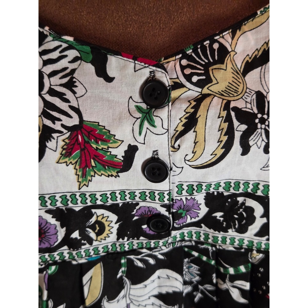 Only Necessities Floral Maxi Lounger Dress Black Multi 3X Plus Size Caftan NWOT - Picture 4 of 7